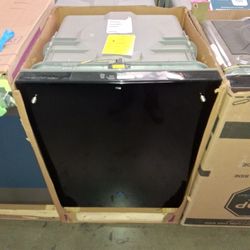 GE 24in Built-in Tall Tub Top Control Black Dishwasher With Sanitize Dry Boost 55dBA