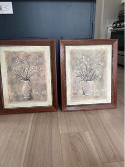 2 frames art pieces by artist Carol Robinson