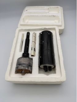 L'Ecrin d'Acier M19 Mini Tube Wall Safe - 3-Dial French Hidden Safe w/ Drill Bit (The Safe, Face plate are in Mint condition)