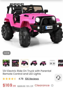 Electric ride on truck for kids