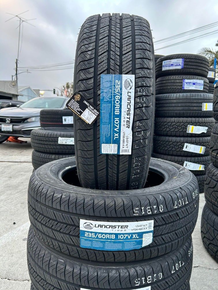 235/60/18 Lancaster Set of New Tires Set De Llantas Nuevas