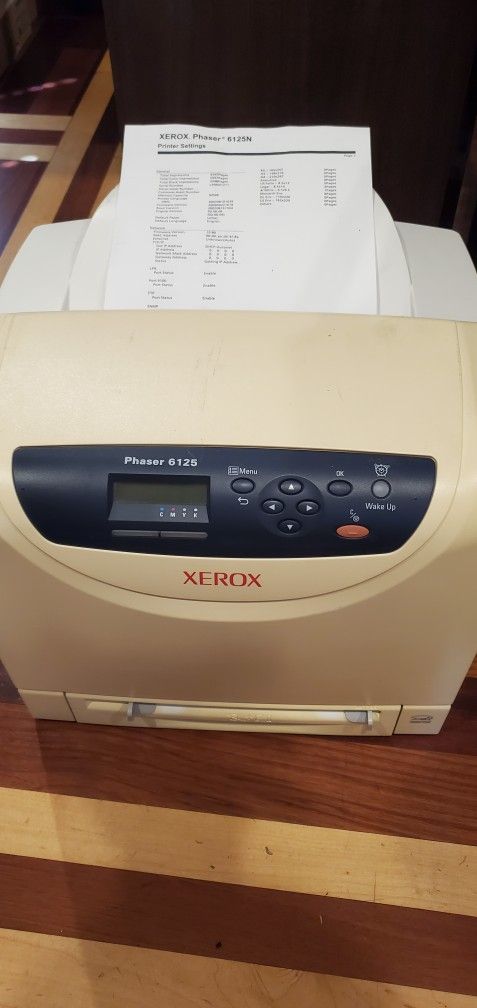 The Xerox Phaser 6125 Laser Color Printer
