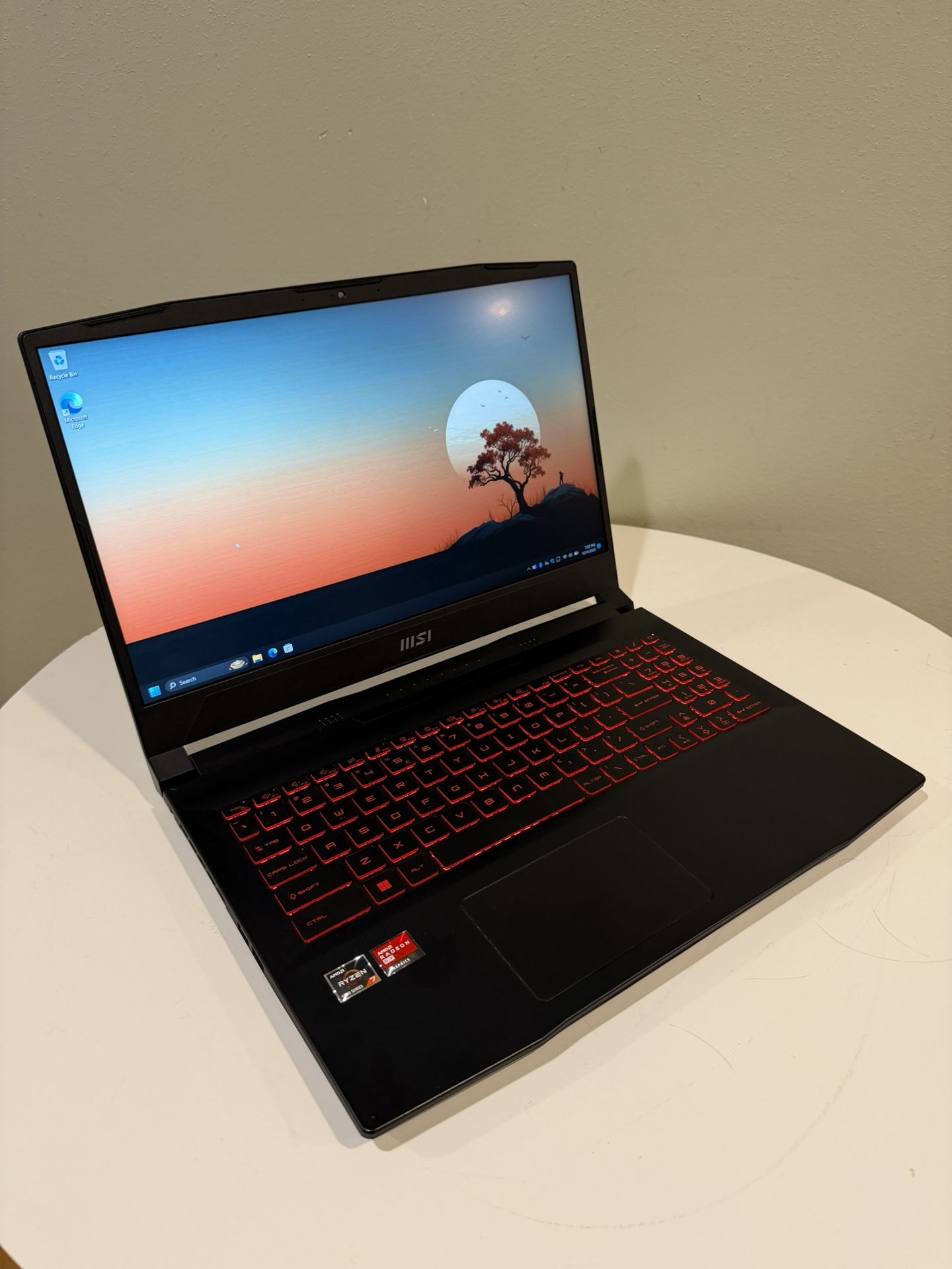 MSI Ryzen 7/32gb Ram Gaming Laptop PC Computer Windows 11 Pro