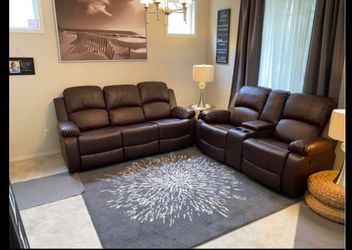 Sofa and loveseat