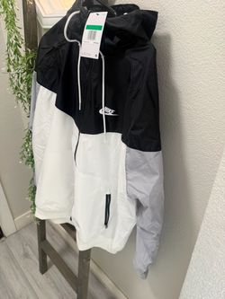 Nike Windrunner Jacket Black White Gray