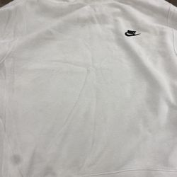 Nike L white sweater