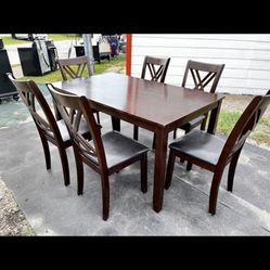 Dining Table with six chairs
