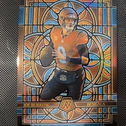 JOE BURROW STAINED GLASS JUMBO CARD!
