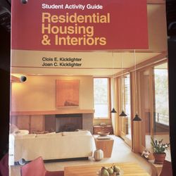 Residential Housing & Interiors (Student Activity Guide)