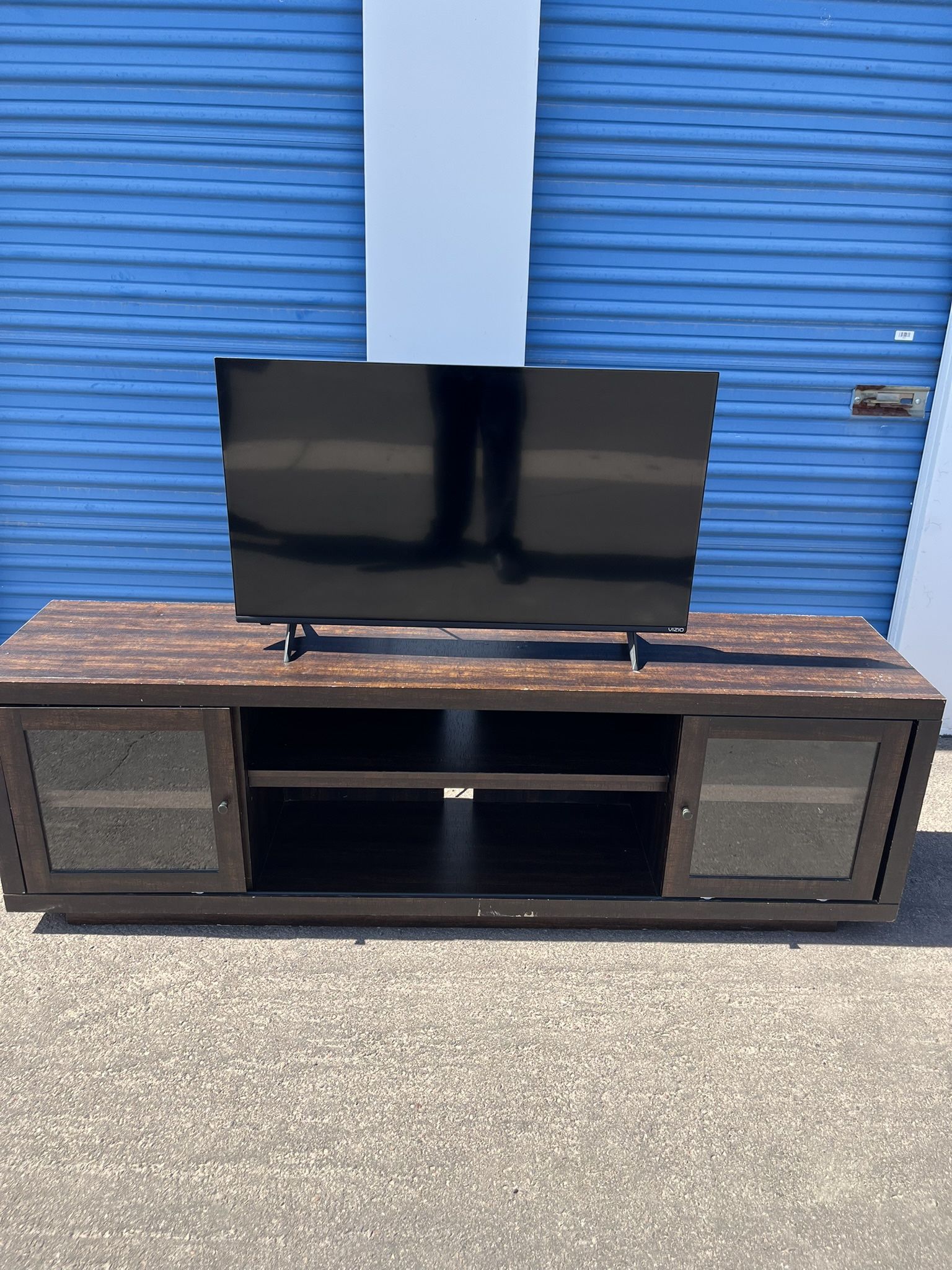 Espresso Wood TV Stand – Free Delivery