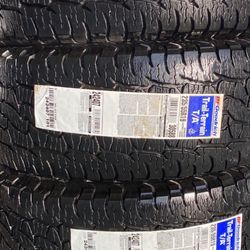 19” 4 used tires  235/55R19  BFGOODRICH Trail- Terrain 