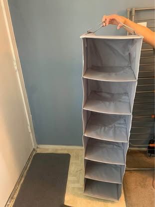 6 Shelf Hanging Fabric Storage