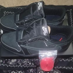 Jordan 1 Retro OG Travis Scott "Black Phantom" Size 9.5 $1,000