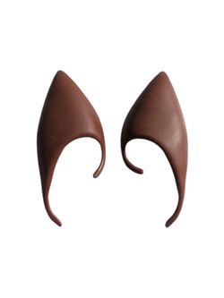 Brown Prosthetic Elf Ear Tips