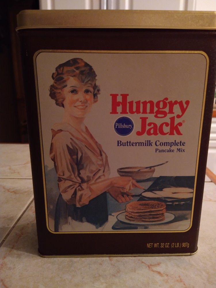 Vintage Like  Hungry Jack  Pancake Tin