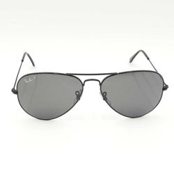 Ray-ban Aviator Large Metal Polarized Black Sunglasses Sd0525crmia
