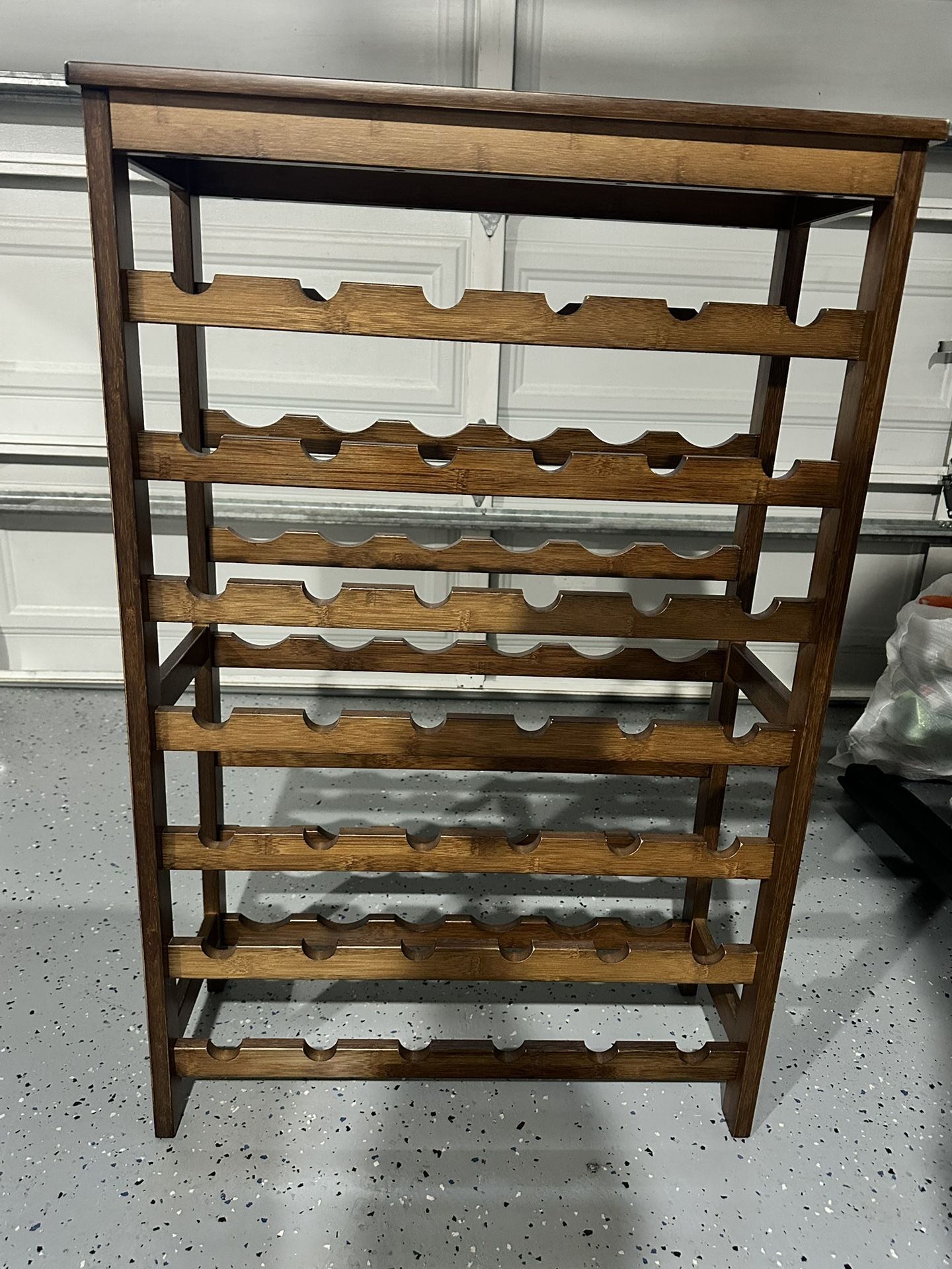 Wooden Wine Rack 42 Bottle