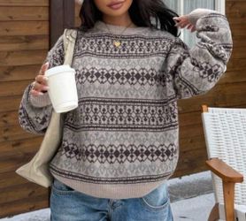 Vintage Pattern Sweater