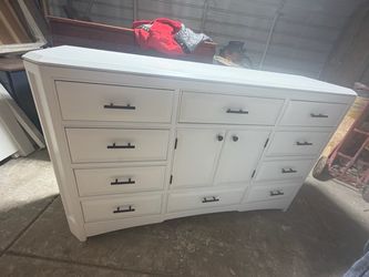 White dresser