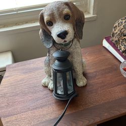 Doggie  Lamp “ Keep The Lamp Lit” 