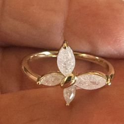 14k gold plated ring size 9
