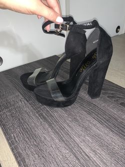 Black Heels Women’s Size 6.5