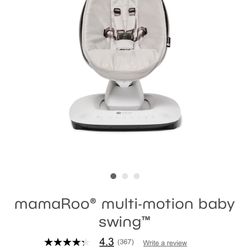 Mamaroo Swing Like New 