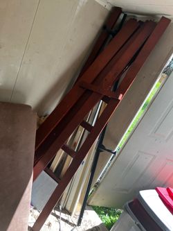 Bunk bed with loft and desk at bottom