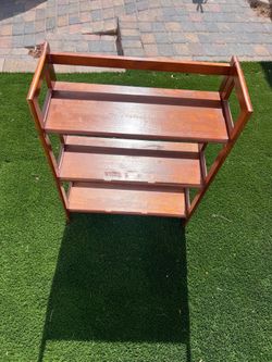 Foldable shelf. Great for on the go craft shows and markets