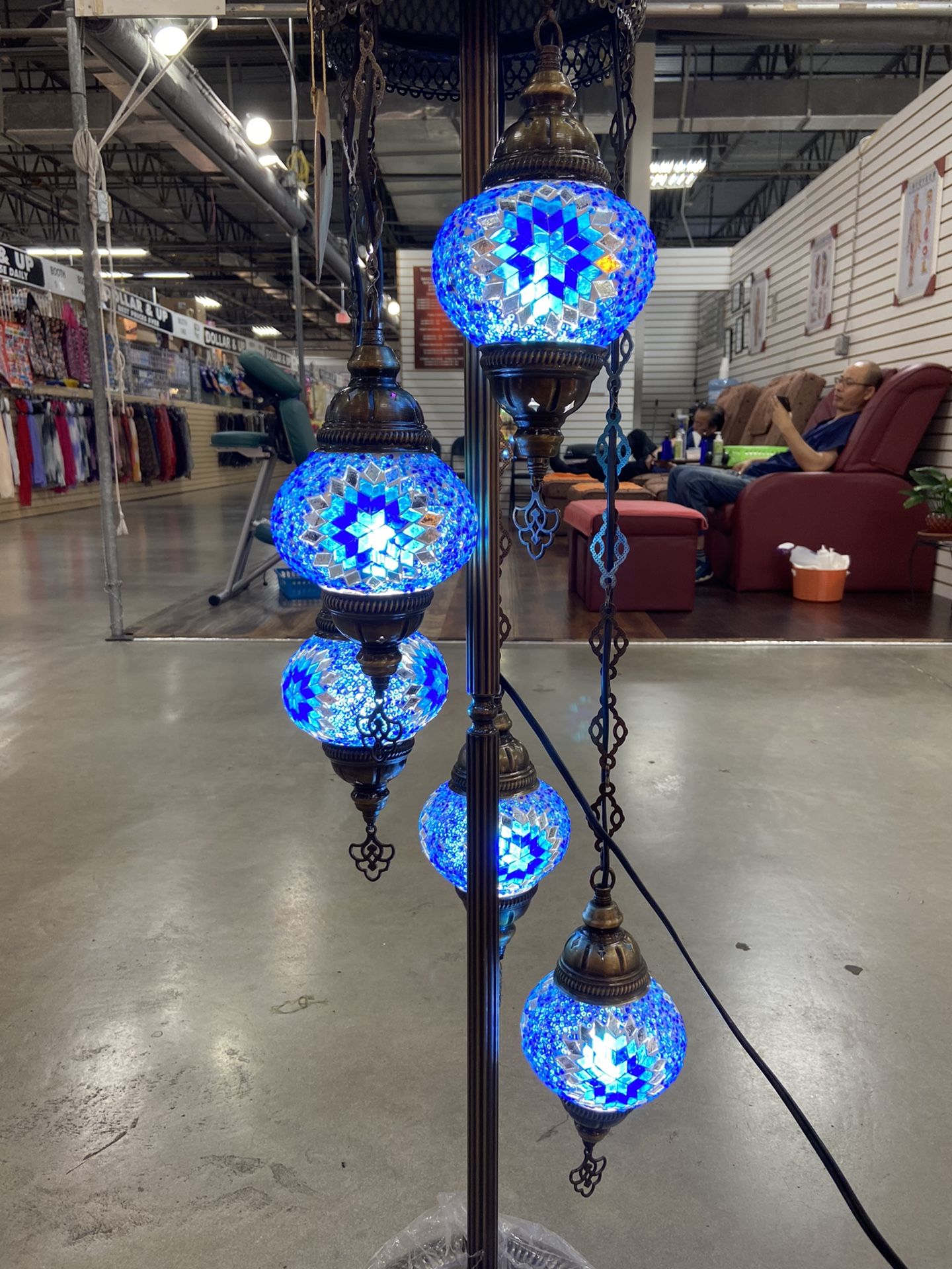 Turkish Floor Lamp 5 Globes
