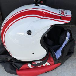 Bell  Motorcycle Visor Helmet Race stripe Small