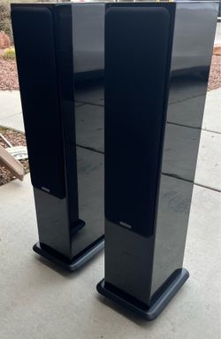 Pair of Monitor Audio Silver RX6 Piano Black