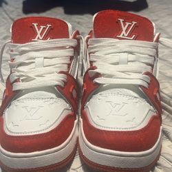 White And Red Lv Trainers
