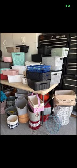 Virtual Plastic Storage Baskets I have a lot to choose from and prices vary