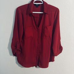 BLUSA ROJA FINA LARGE