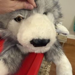 HUSKY  PUPPET 