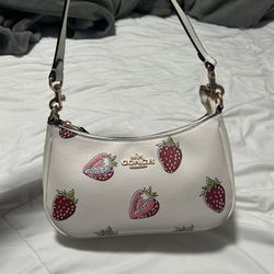 Strawberry Coach Purse Teri Bag 