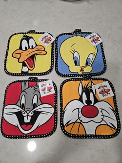 Vintage Looney Tunes Potholder Set