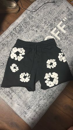 Denim tear shorts
