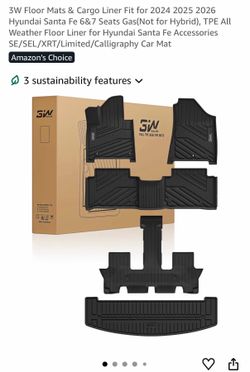 all-weather TPE/TPV automotive floor liner  Hyundai Santa Fe