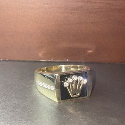 14kt Gold Rolex Crown Ring