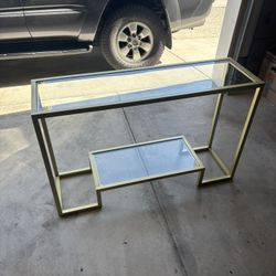 Glass Console Table