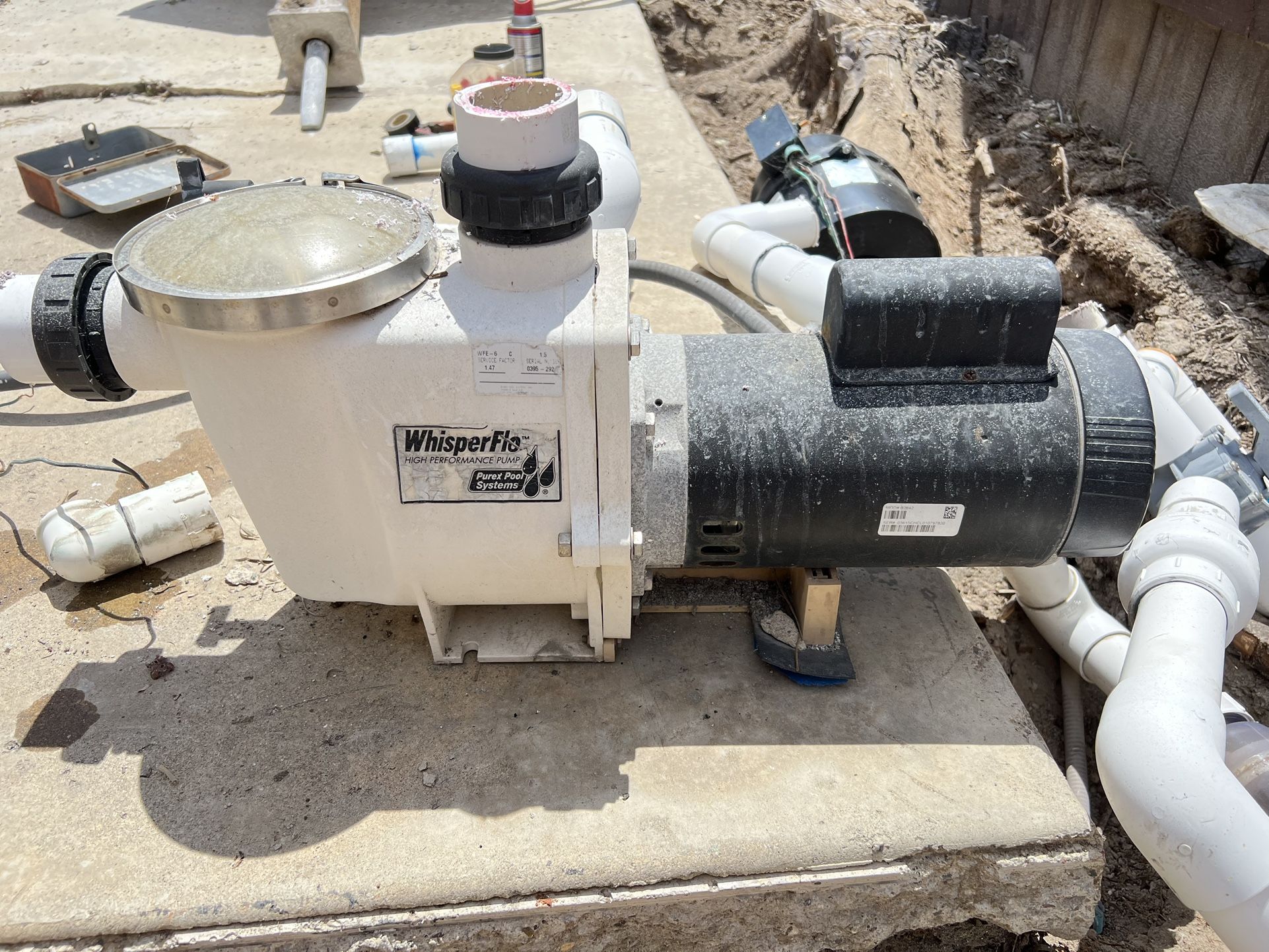 Whisperflo 1.5HP Pool Pump