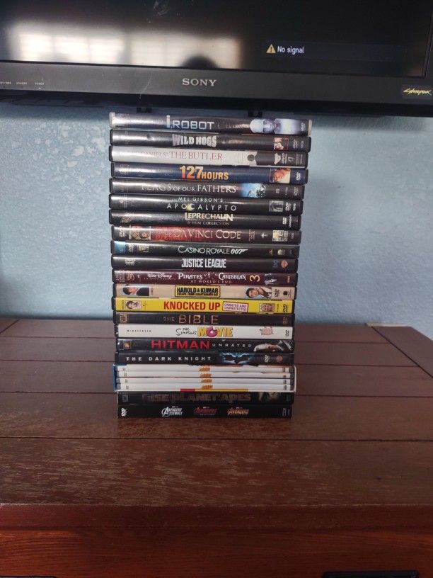 Stack of DVD'S 