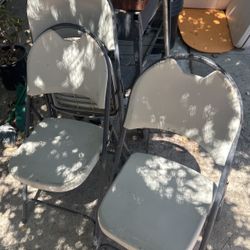 Folding Chairs Set Of 9 Chairs 