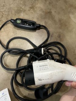 Level 2 electric vehicle charger cable cord with case