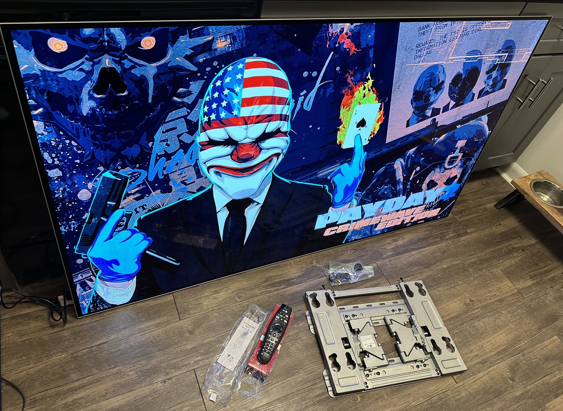65 Inch LG OLED Television With Wall Mount