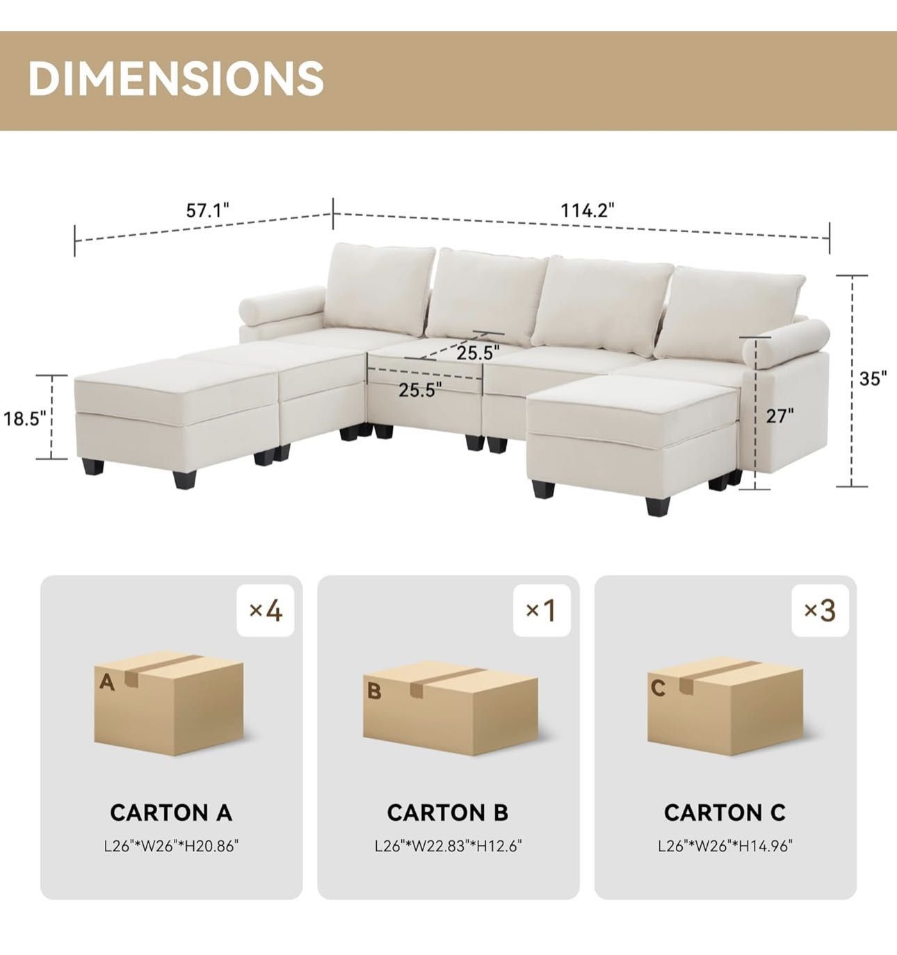 Modular Sectional Sleeper Sofa