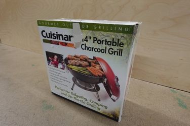 14” Cuisinart Portable Charcoal Tabletop Grill