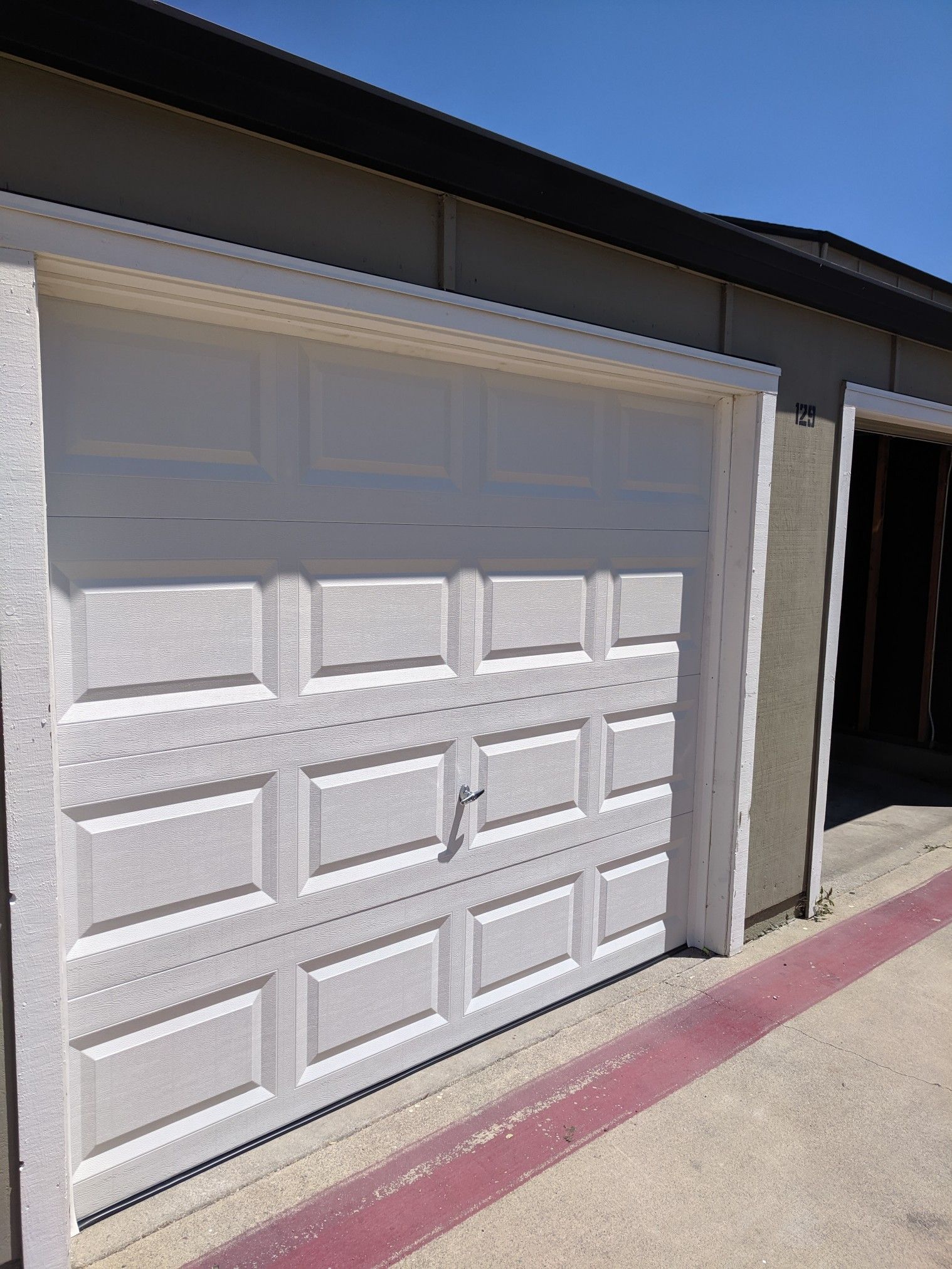 8x7 4 garage door panels only- Color May Not Be White 